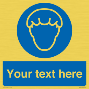 Custom Hair protection must be worn